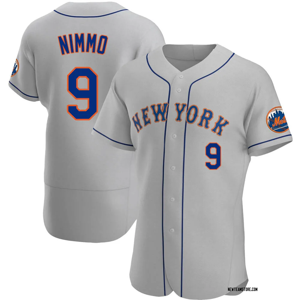 Brandon Nimmo Men's Authentic New York Mets Gray Road Jersey - New York  Store