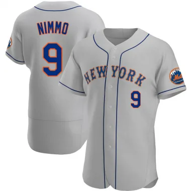 Brandon Nimmo Men's Replica New York Mets Black/White Jersey - New