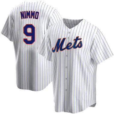 Brandon Nimmo Men's Replica New York Mets White Home Jersey