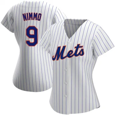 Brandon Nimmo Women's Authentic New York Mets White Home Jersey