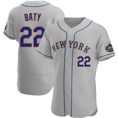 Brett Baty New York Mets Alternate Royal Baseball Player Jersey — Ecustomily