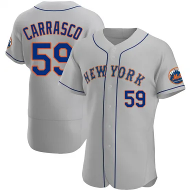 Carlos Carrasco New York Mets Youth Black Roster Name & Number T-Shirt 