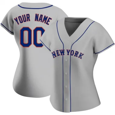 NY Mets Replica Personalized Ladies Home Jersey