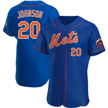 Howard Johnson Men's Authentic New York Mets Royal Alternate Jersey