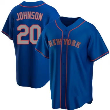 Howard Johnson Men's Replica New York Mets Royal Alternate Road Jersey