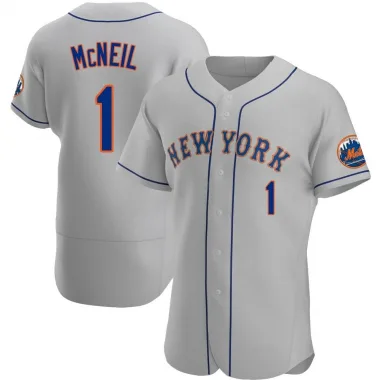 Jeff McNeil Youth Replica New York Mets Gray Road Jersey - New