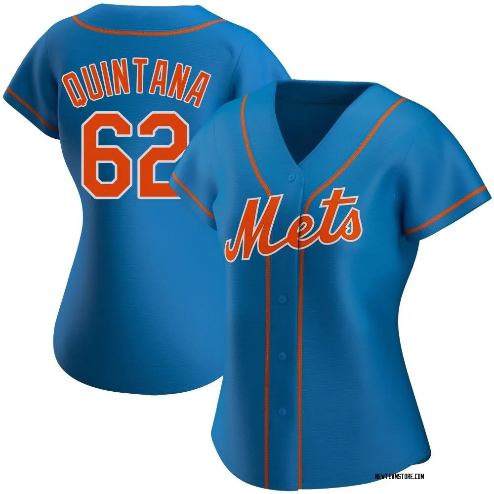 Jose Quintana New York Mets Women's Royal Roster Name & Number T-Shirt 