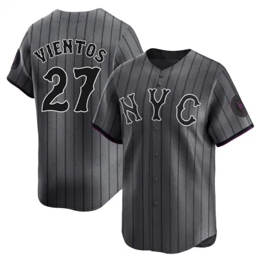 Mark Vientos Youth Limited New York Mets Graphite 2024 City Connect Jersey