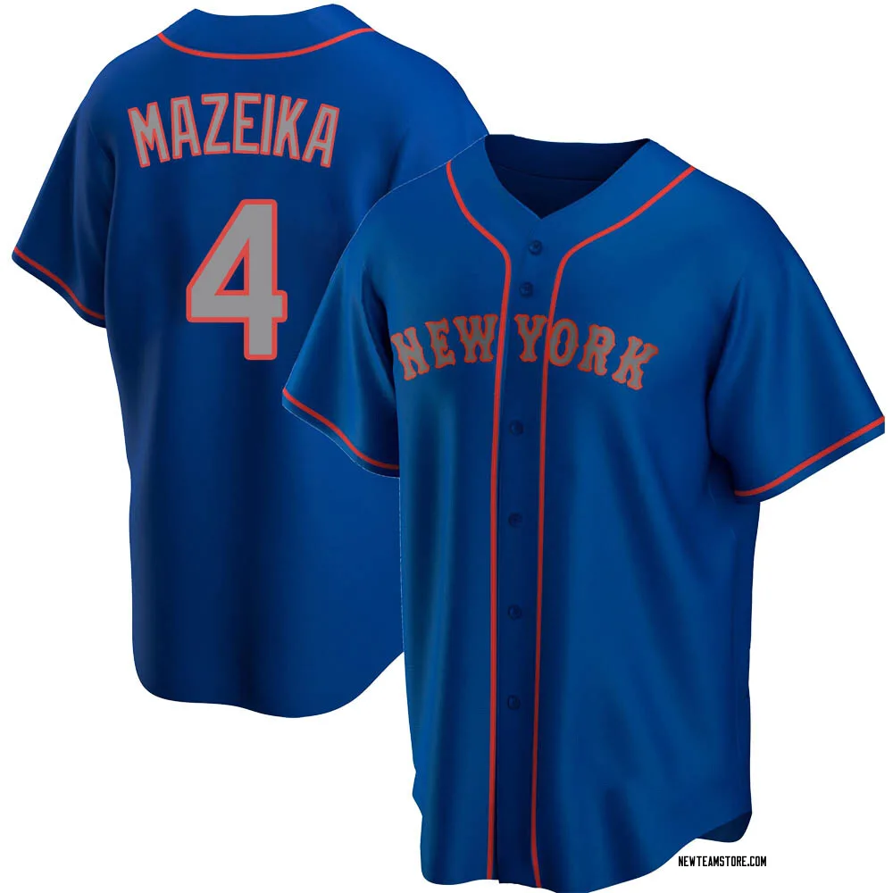 New York Mets Francisco Lindor Royal Alternate Road Replica Jersey