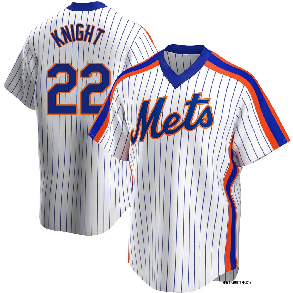 Ray Knight Men's Replica New York Mets White Home Cooperstown